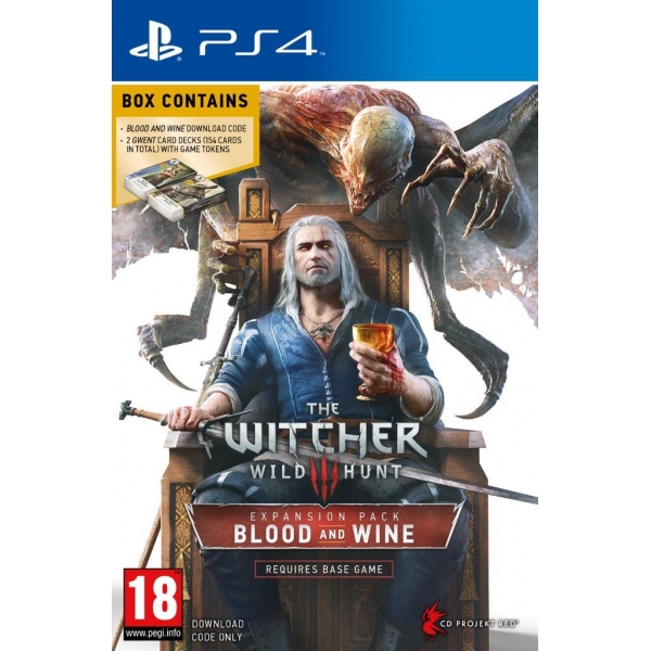 The Witcher 3 Wild Hunt Blood and Wine Limited Edition with Gwent Cards PS4 Game The Witcher 3 Wild Hunt Blood and Wine Limited Edition with Gwent Cards PS4 Game